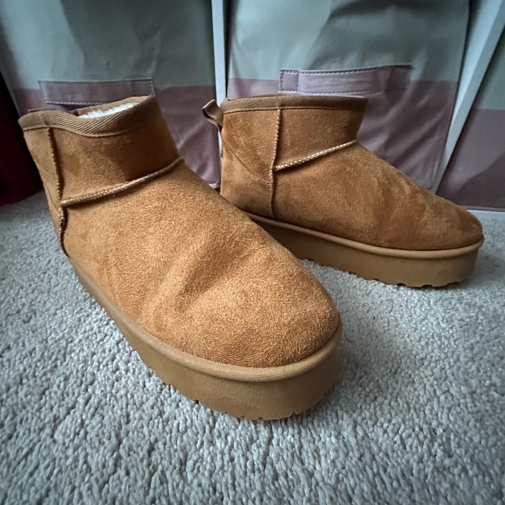 Forever New Tan Ankle Boots